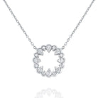 n8603 kc design 14k gold and diamond floral openwork necklace