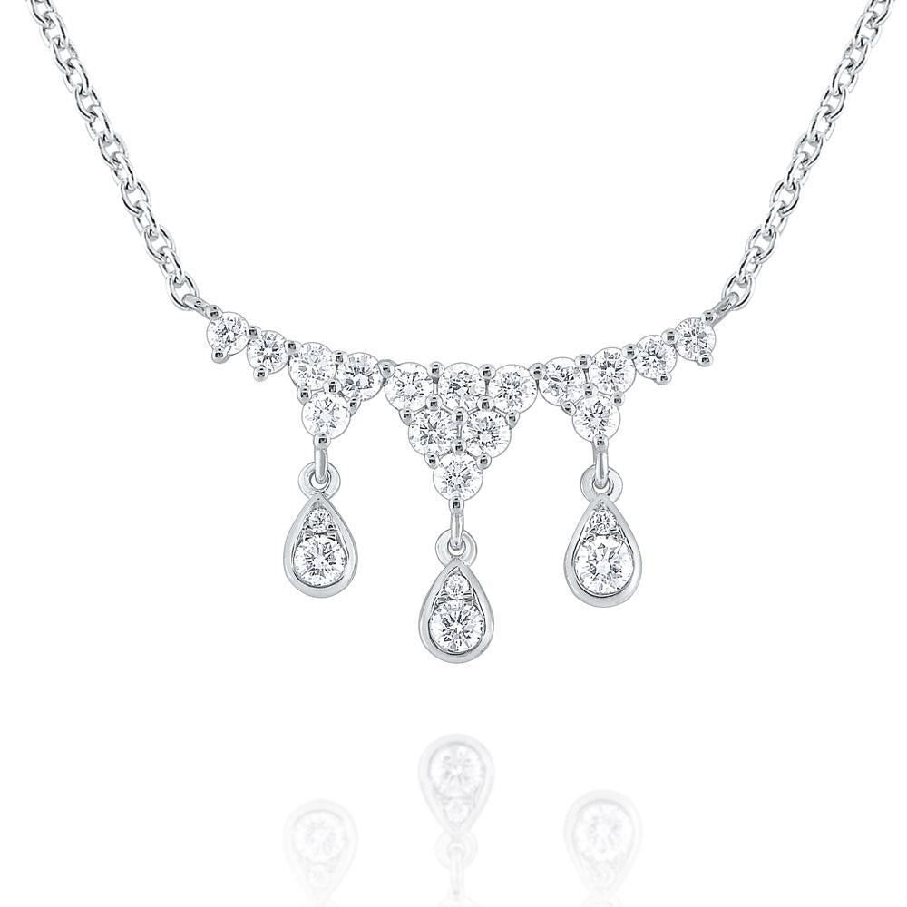 n8698 kc design 14k gold and diamond tiara necklace
