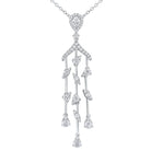 n8741 kc design 14k gold and diamond necklace from the cascade collection