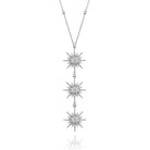doves diamond fashion collection 18k white gold diamond necklace N8855