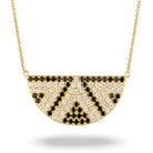 doves diamond fashion collection 18k yellow gold diamond necklace N9024BD