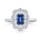 r6383 kc design blue sapphire & diamond ring set in 14 kt. gold