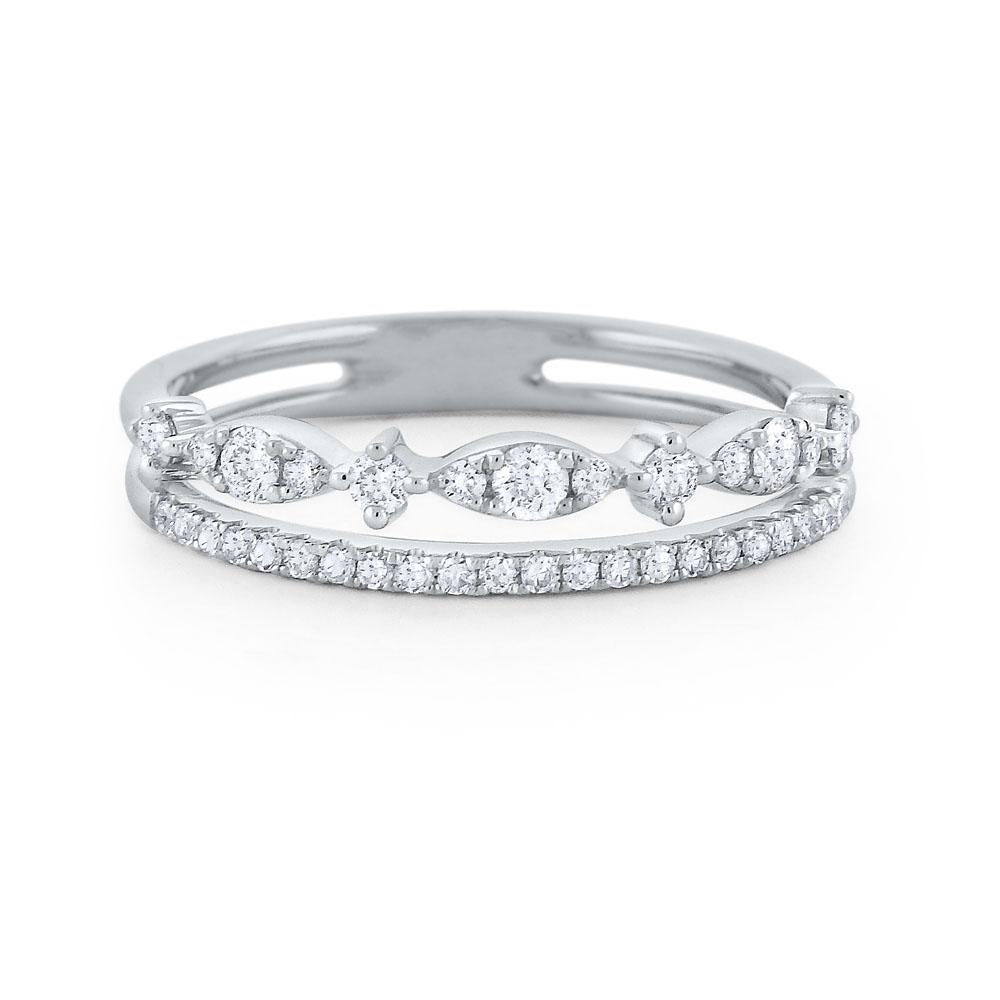 r7028 kc design diamond double line miracle marquise band set in 14 kt. gold