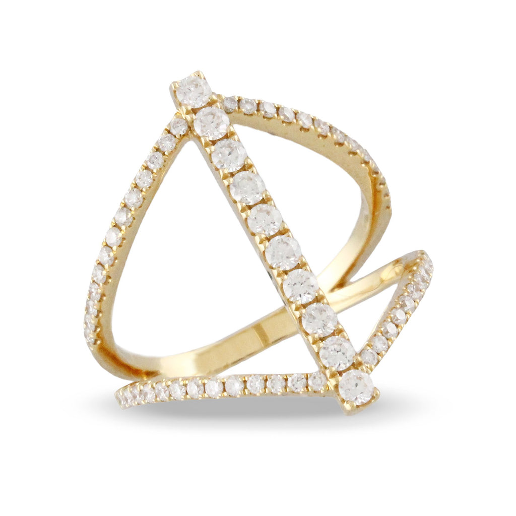 doves diamond fashion collection 18k white gold diamond ring R7375