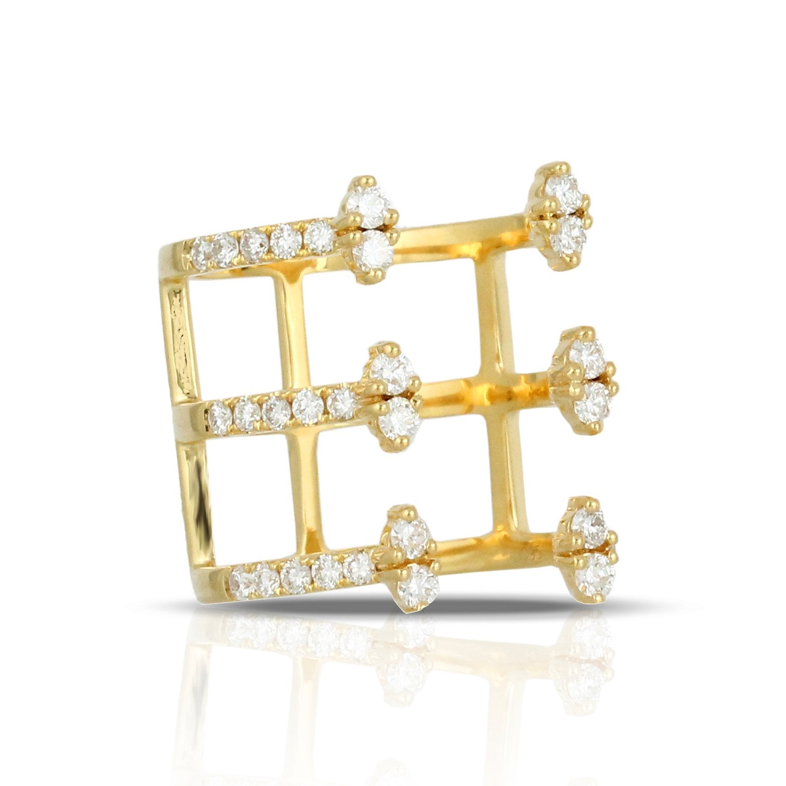 doves diamond fashion collection 18k yellow gold diamond ring R7625