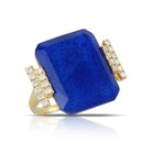 doves royal lapis collection 18k yellow gold diamond ring R8068LP