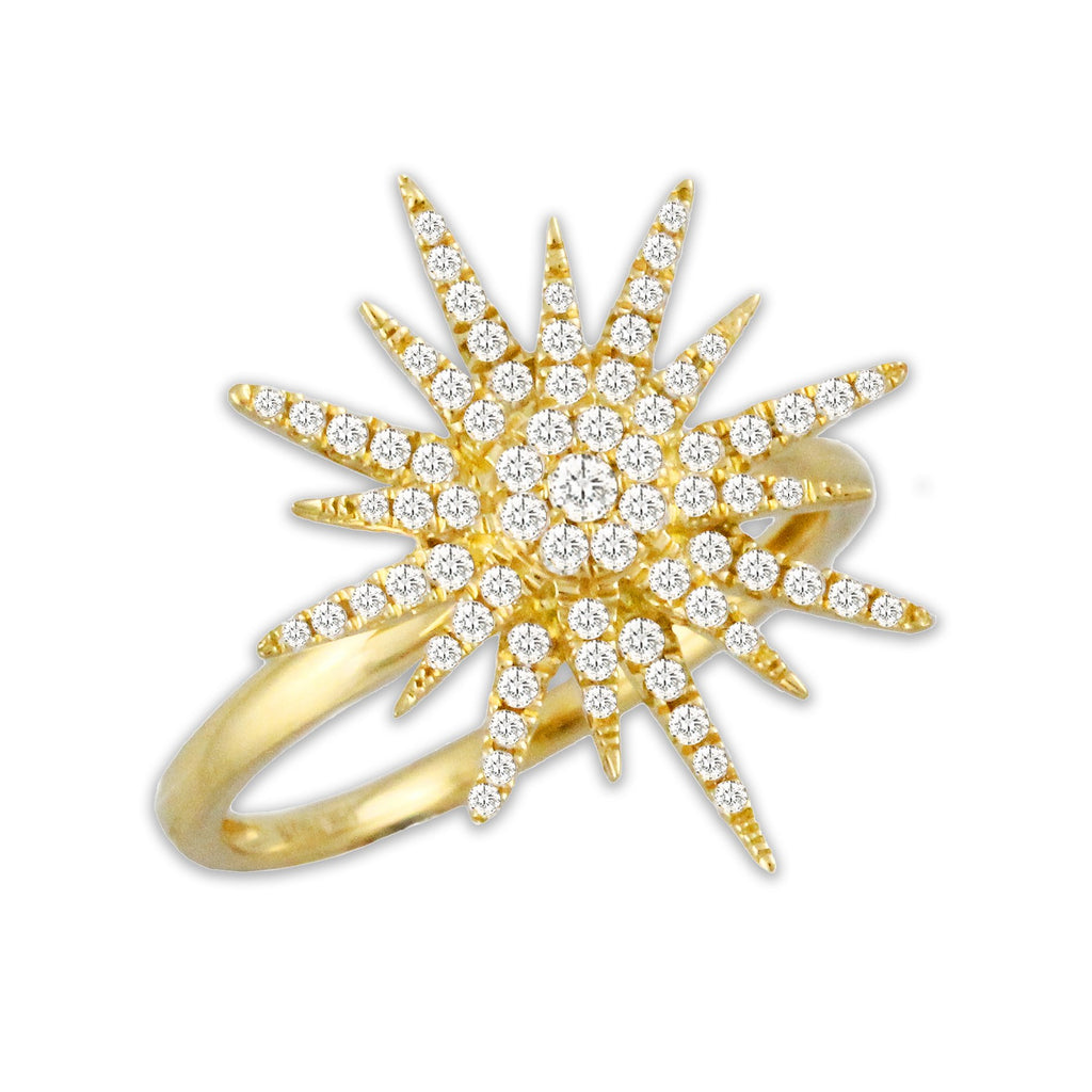 doves diamond fashion collection 18k white gold diamond ring R8571-1