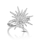 doves diamond fashion collection 18k white gold diamond ring R8850