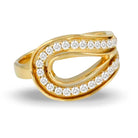 doves diamond fashion collection 18k yellow gold diamond ring R8944