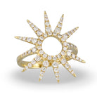 doves diamond fashion collection 18k yellow gold diamond ring R8965