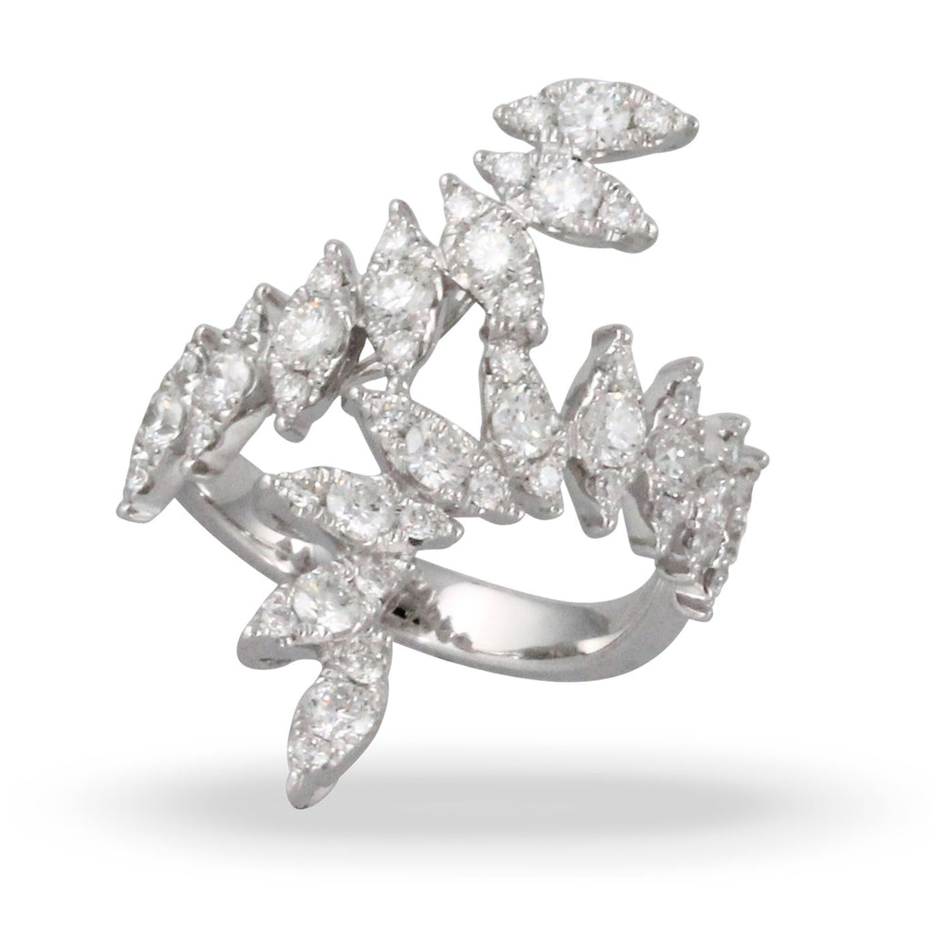 doves diamond fashion collection 18k white gold diamond ring R9046