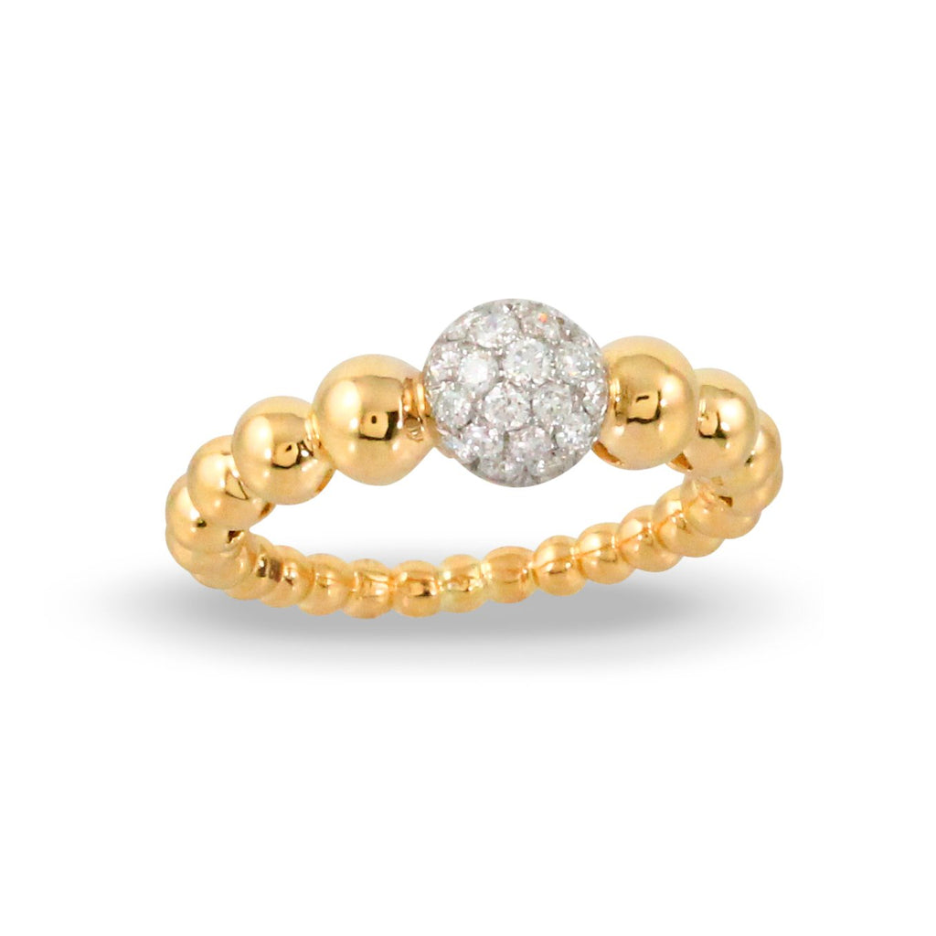 doves diamond fashion collection 18k yellow gold diamond ring R9165