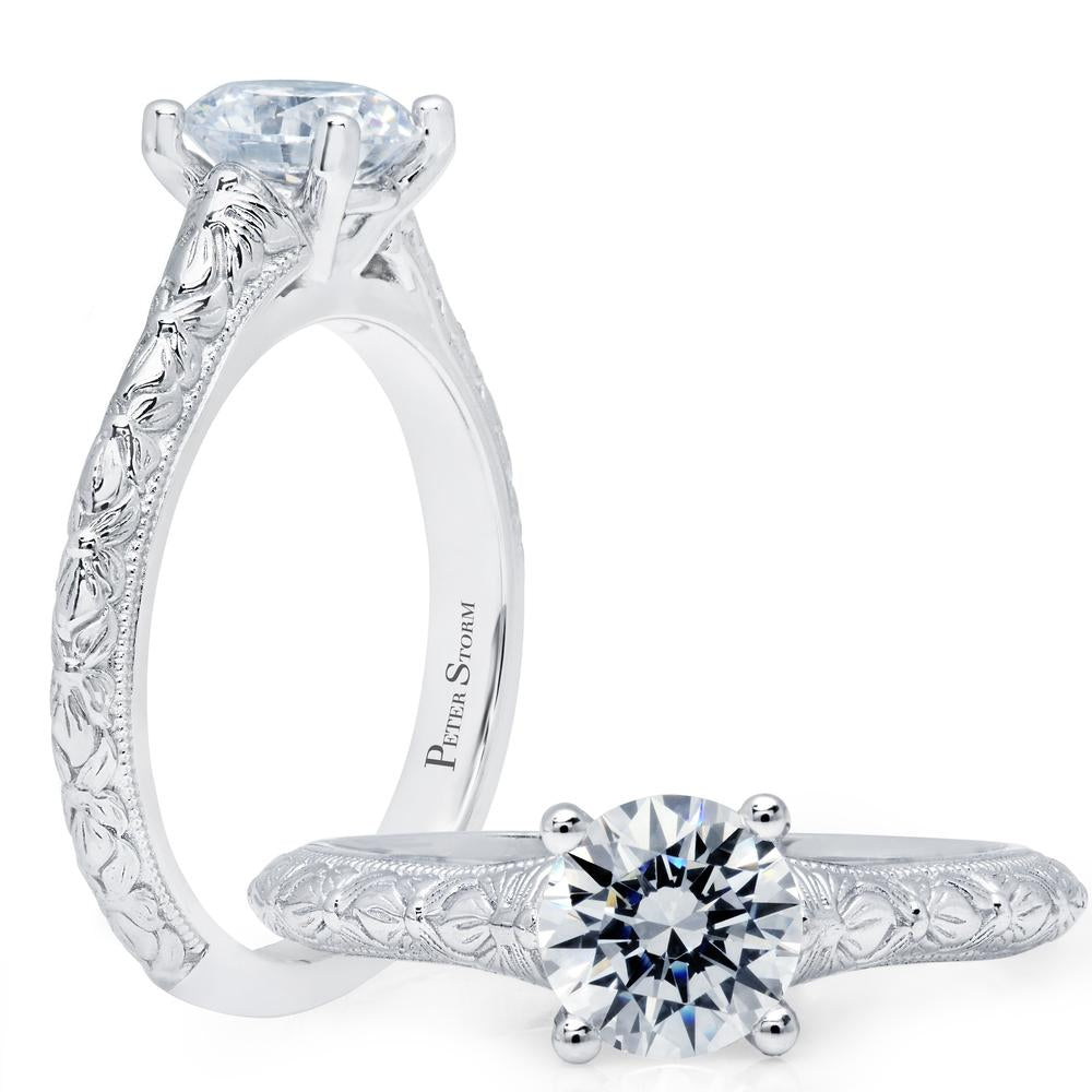 entre collection solitaire engagement ring ws384_4w peter storm