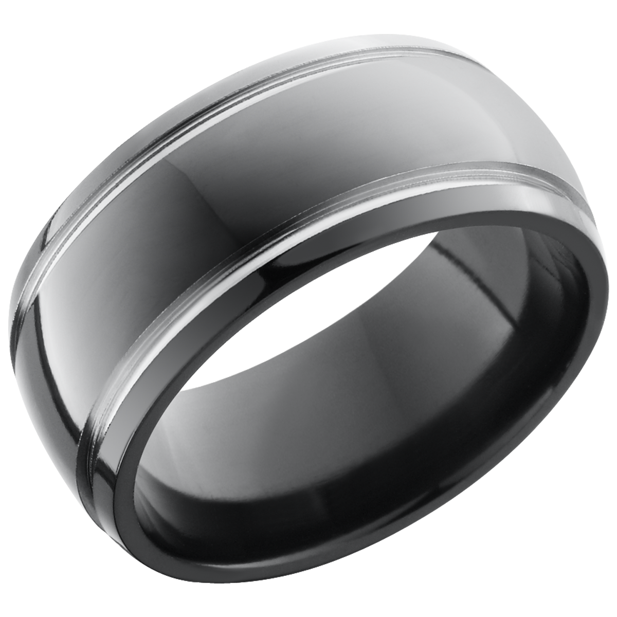 lashbrook zirconium collection zirconium 10mm domed band