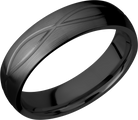 lashbrook zirconium collection zirconium 6mm domed band