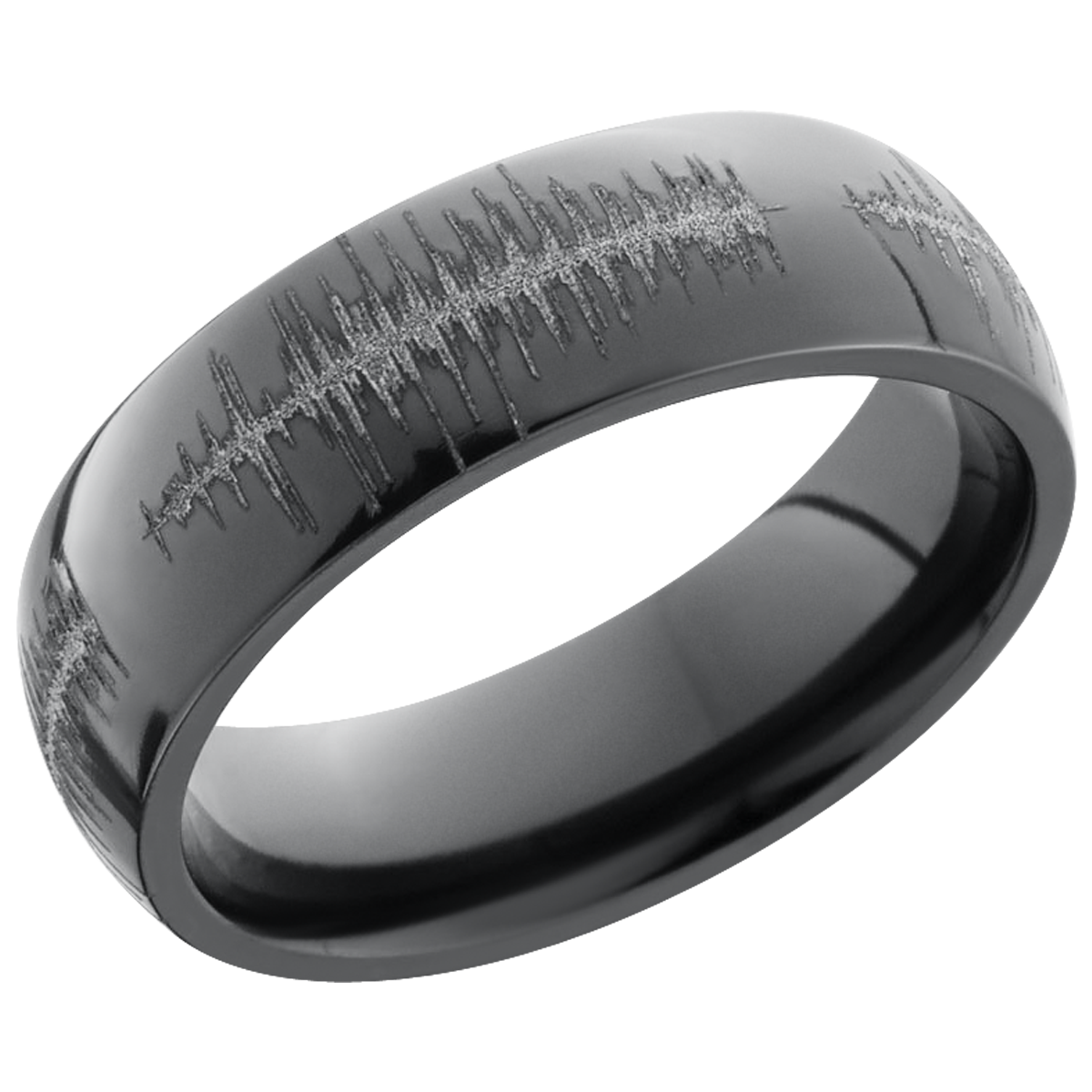 lashbrook zirconium collection zirconium 6mm domed band