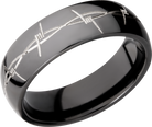 lashbrook zirconium collection zirconium 7mm domed band