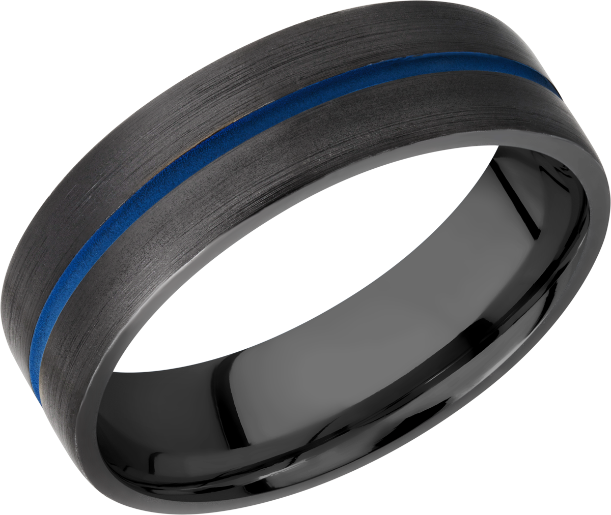 lashbrook classic zirconium 7mm flat band