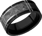 lashbrook meteorite zirconium 8mm flat band