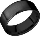 lashbrook zirconium collection zirconium 8mm beveled band