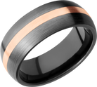 lashbrook zirconium collection zirconium 8mm domed band