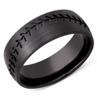 lashbrook zirconium collection zirconium 8mm domed band