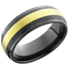 lashbrook zirconium collection zirconium 8mm domed band