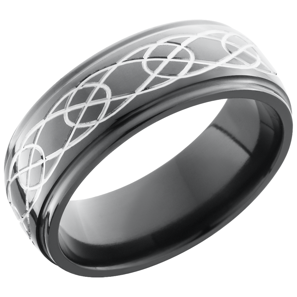 lashbrook zirconium collection zirconium 8mm domed band