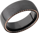 lashbrook zirconium collection zirconium 8mm domed band