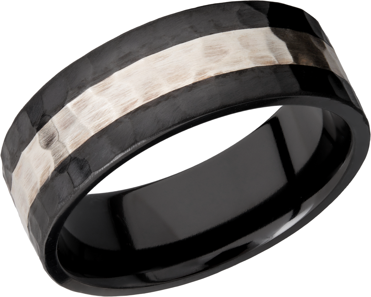 lashbrook zirconium collection zirconium 8mm flat band