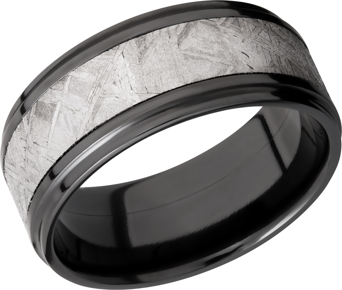 Zirconium 9Mm Flat Band Lashbrook Diamond Vault of Troy