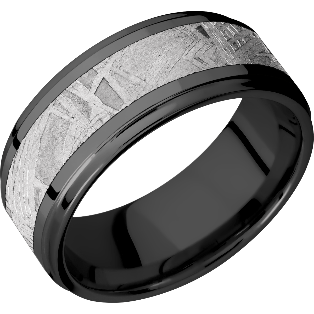 Meteorite ring 2025 with diamond